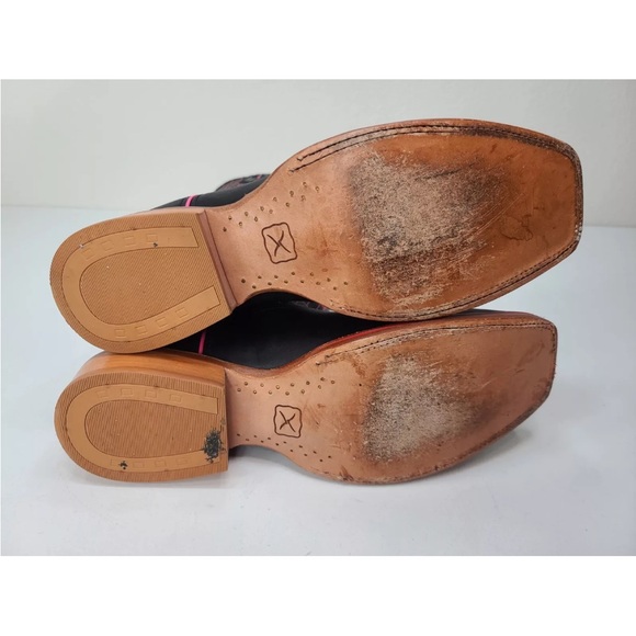 TWISTED X "Tough Enough To Wear Pink" Cowboy Boots Breast Cancer Size 13 D Mens - Picture 8 of 10